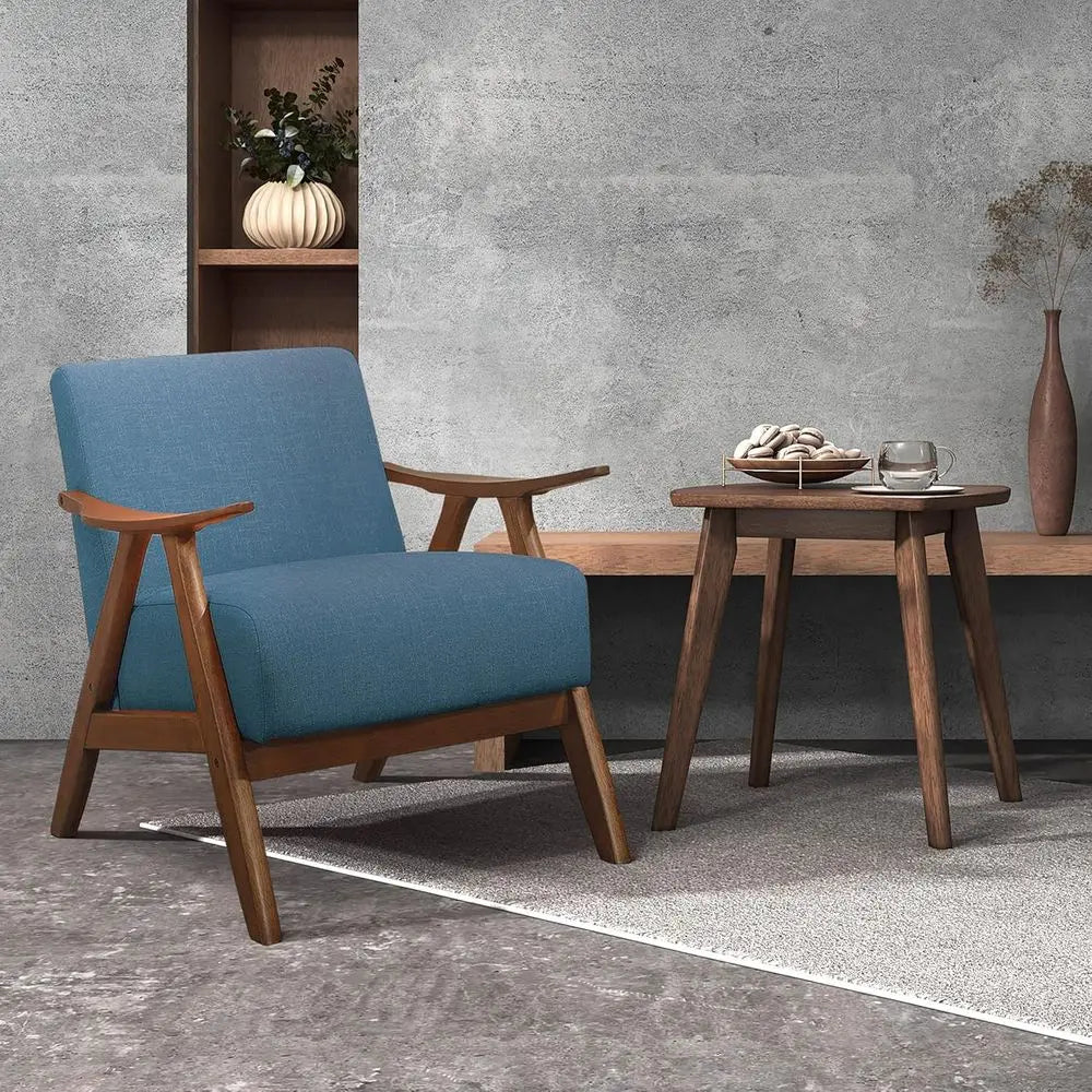 Moody Blue Lounge Accent Chair