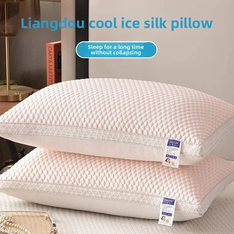CoolRest Ergonomic Ice Silk Pillow