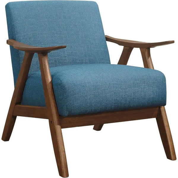 Moody Blue Lounge Accent Chair