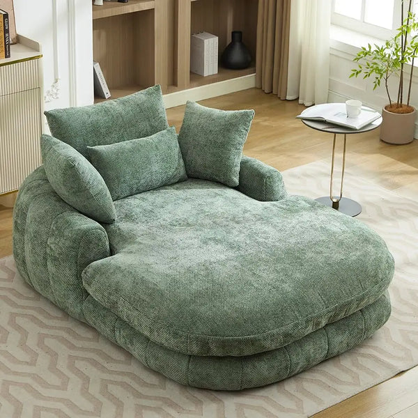 Plush Boneless Deep Seat Chaise Lounge