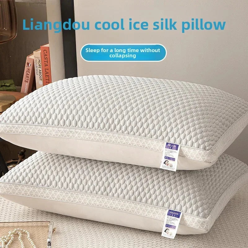 CoolRest Ergonomic Ice Silk Pillow