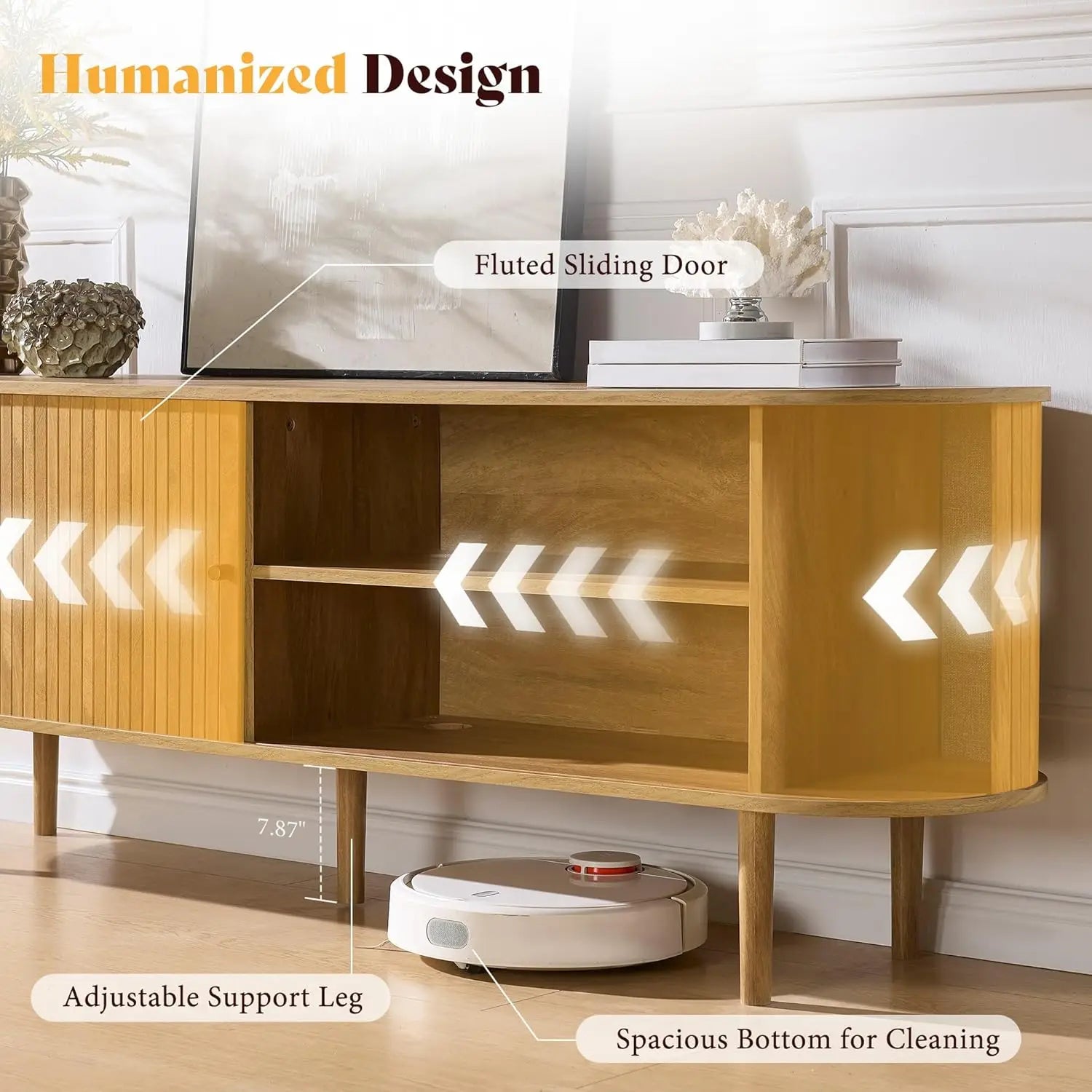 Urban Timber Media Console Table