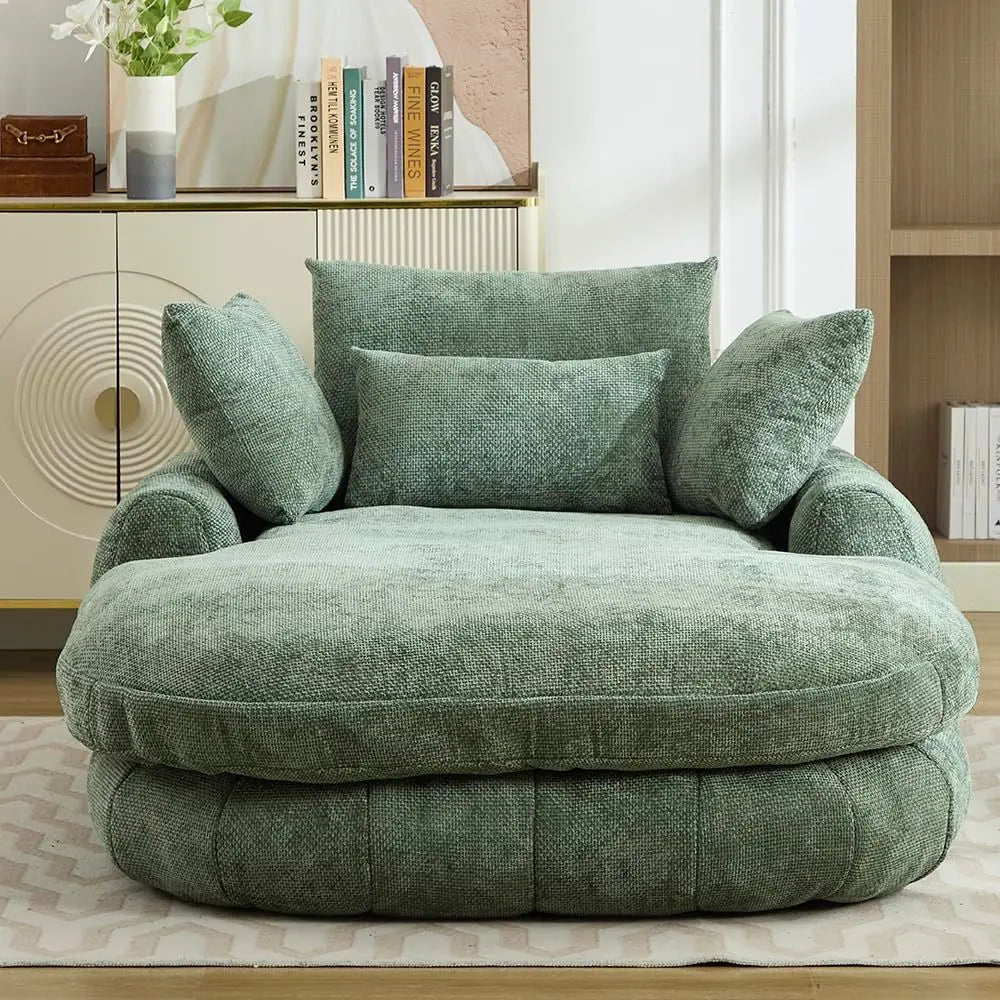 Plush Boneless Deep Seat Chaise Lounge