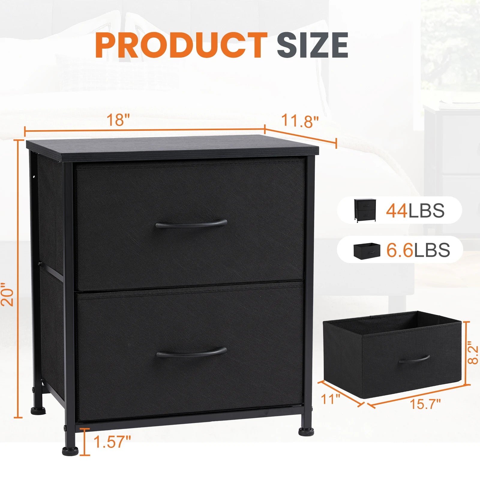 Cozy Modern Bedside Chest